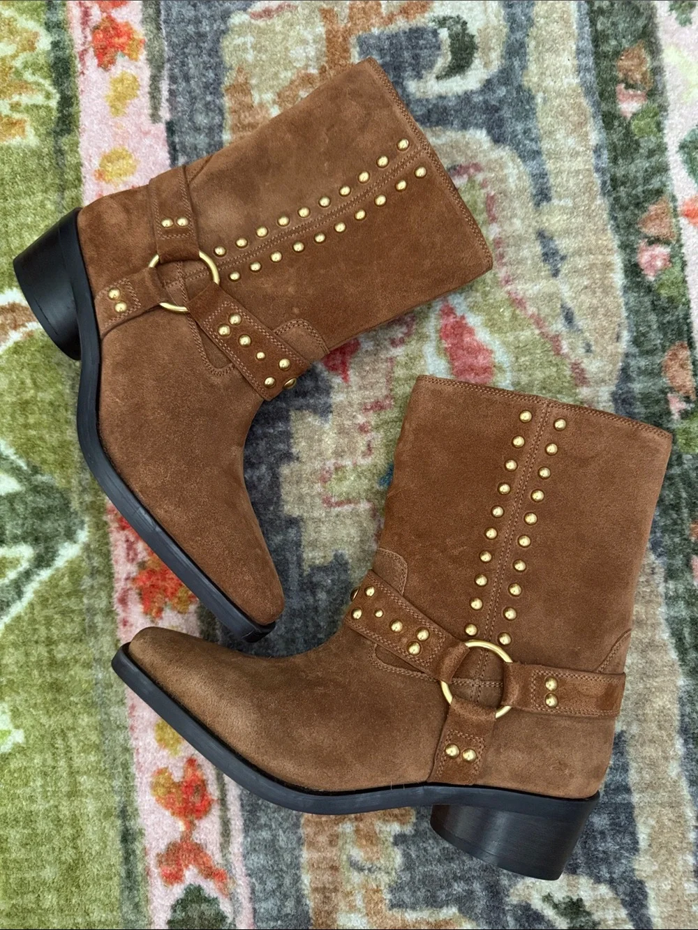 Vince Camuto brown suede ankle boots